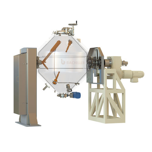 Sécheur biconique - BICUUM - BACHILLER Mixing & Drying Technology - sous vide / à tambour rotatif / rotatif