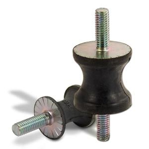 Support antivibratoire rond - V11Z03MMMKXA series - Advanced Antivibration Components - en élastomère / en acier / pour compresseur