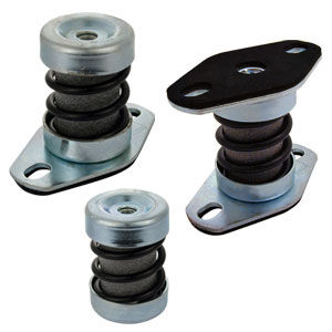 Support antivibratoire cylindrique - V10Z73MAM125M  - Advanced Antivibration Components - en élastomère / amortisseur à ressort