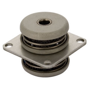 Support antivibratoire cylindrique - V10Z36-7001S series - Advanced Antivibration Components - en acier / amortisseur à ressort