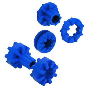 Passe-câble en élastomère - V10R14-G4 / V10R82 series - Advanced Antivibration Components - ouvert