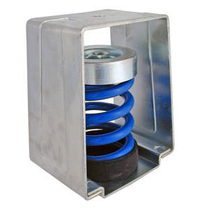 Support antivibratoire rectangulaire - V10Z71MTM series - Advanced Antivibration Components - en acier / amortisseur à ressort