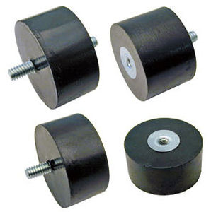 Support antivibratoire cylindrique - V10Z59MM / V10Z59MF series - Advanced Antivibration Components - en acier / fileté