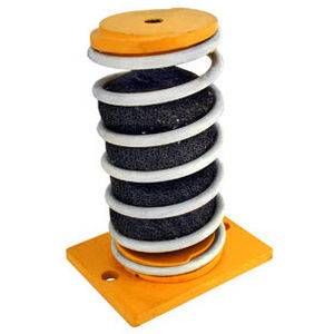 Support antivibratoire cylindrique - V10Z30 series - Advanced Antivibration Components - en acier / pour applications lourdes / amortisseur à ressort