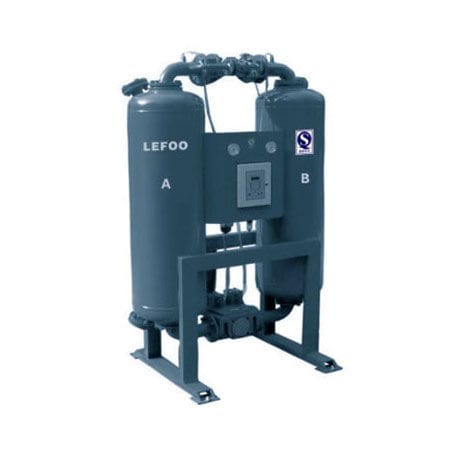 Sécheur par adsorption - LFAD-xMXF series - ZHEJIANG LEFOO CONTROLS CO., LTD - continu / d'air / vertical
