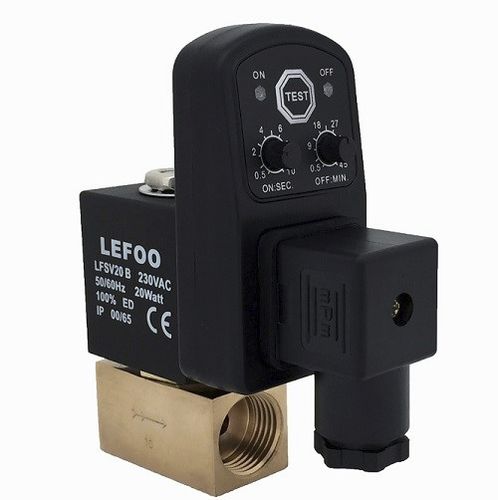 Électrovanne à commande directe - LFSV20-B - ZHEJIANG LEFOO CONTROLS CO., LTD - 2 voies / normalement fermée / pour eau