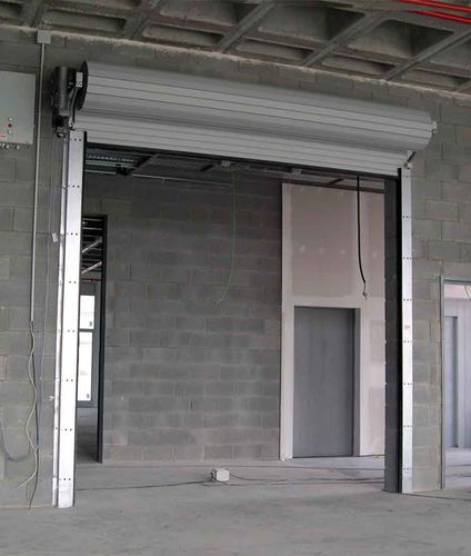 Porte à enroulement - PF-120/180/240 - ALFATECO MADRID S.A. - en acier inoxydable / industrielle / ignifugée
