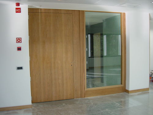 Porte battante - VRF-60 series  - ALFATECO MADRID S.A. - en métal / en verre / industrielle