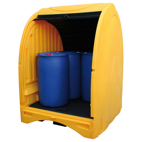 Bac de rétention multiusage - BRP4FEXT485 - DIFOPE - 4 fûts / en plastique / rigide