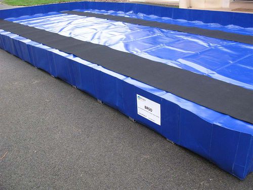Bac de rétention souple - BRSO 12000 - DIFOPE - multiusage / en polyester / pliable