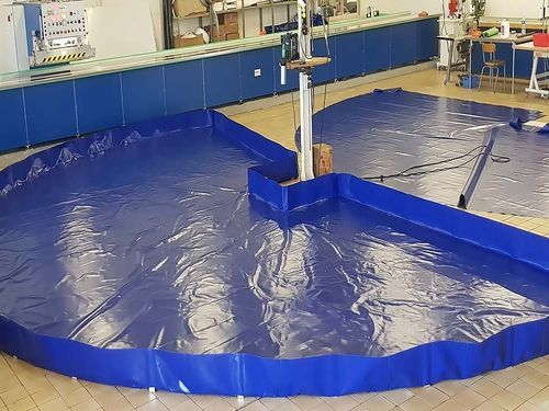 Barrage anti-fuite flexible - DIFOPE - à revêtement PVC