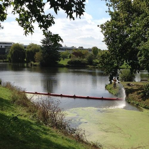 Barrage anti-pollution d'huile - BARC 1055R - DIFOPE - flottant
