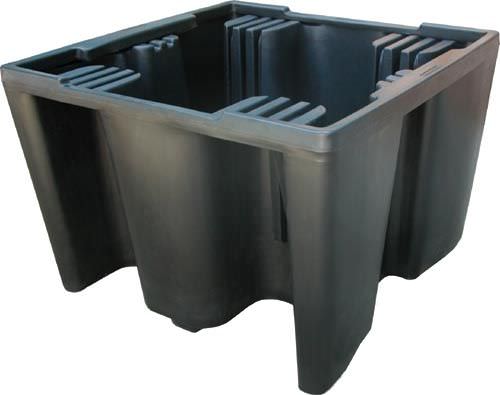 Bac de rétention pour cubitainer - 1100 l | BRPN 1CSC - DIFOPE - pour conteneur IBC / en polyéthylène haute densité / en PEHD