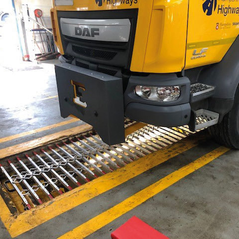 Plateforme de travail - PitProtect - KEE SAFETY  - mobile / pour chantier / pour camion