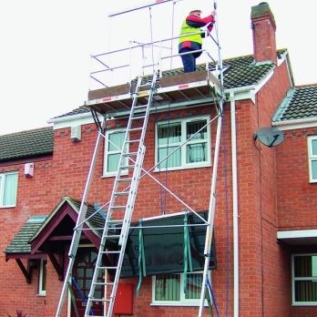 Tour d'échafaudage fixe - Solar Platform - KEE SAFETY  - de façade / modulaire