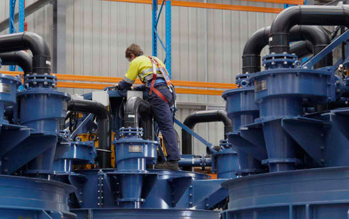Séparateur de particules - KREBS® gMAX® - FLSmidth MAAG® Gears and drives - à cyclone / pour chantier de construction / densimétrique