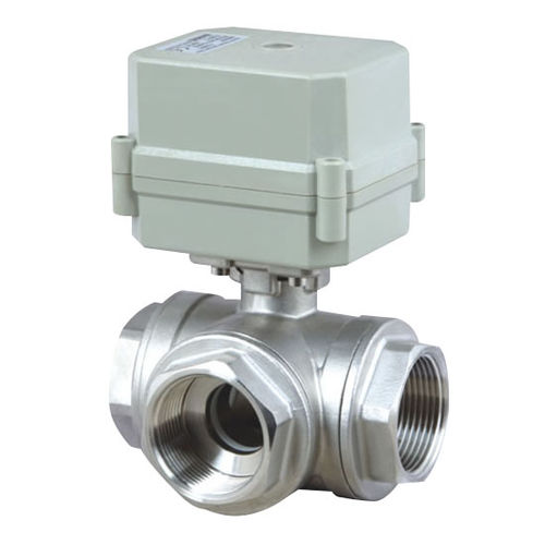 Vanne à boisseau sphérique - L type - Taizhou Tonhe Flow Control Equipment Co.,ltd - pour l'eau / en acier inoxydable / 3 voies