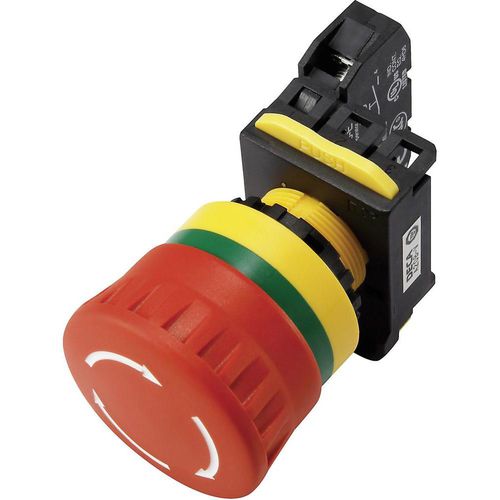 Bouton poussoir à tête champignon - DECA Emergency stop switches - SWITCHLAB INC. - d'arrêt d'urgence / IP20 / électromécanique