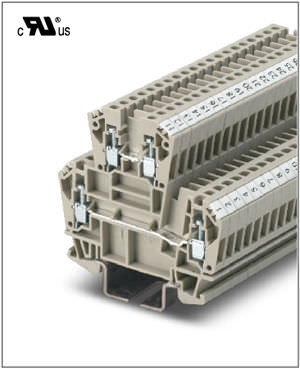 Bloc de jonction sur rail-DIN - CDK2.5 - SWITCHLAB INC. - de traversée / double étage