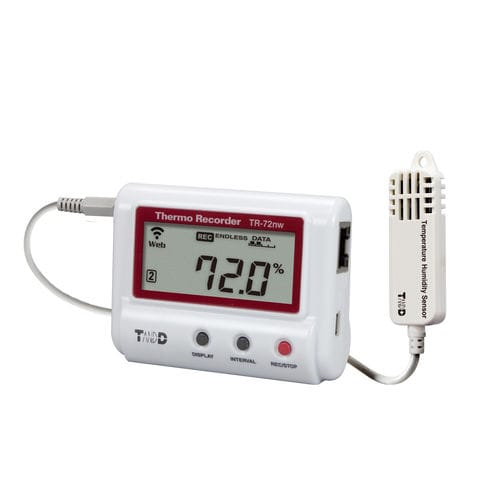Enregistreur de données de température - TR-72nw-S - T&D Corporation - d'humidité / bluetooth / sur réseau LAN/WLAN