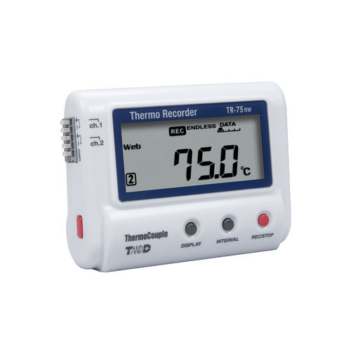 Enregistreur de données de température - TR-75nw - T&D Corporation - USB / sur réseau LAN/WLAN / avec écran