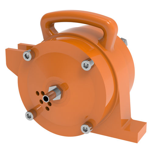 Moteur vibrant à air - KVM-HV series - KEM-P VIBRATION MOTORS - pneumatique / circulaire / pour cloison