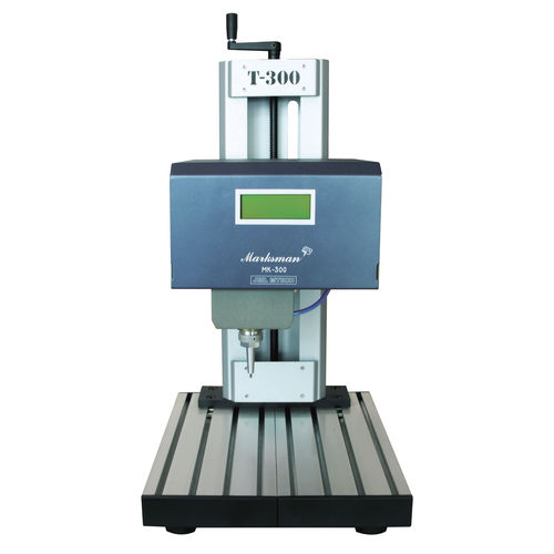 Machine de marquage par micro-percussion - MK-300 - Marksman marking system - de plastique / de paillasse / automatique