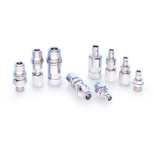 Raccord pour air comprimé - 51 series - SERTO - rapide / en inox / gros débit