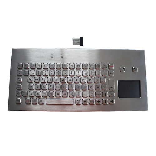 Clavier de bureau - K-TEK-A365TP-FN-DT-DWP-2.4G - Key Technology China Limited - 85 touches / avec pavé tactile / industriel