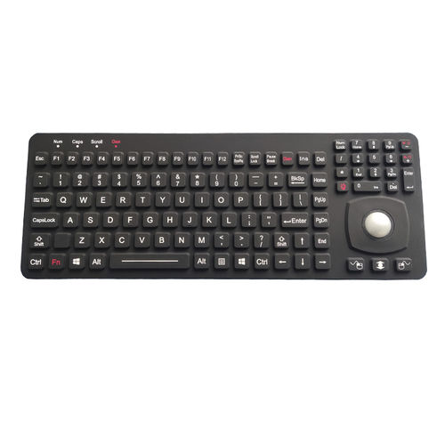 Clavier encastrable - K-TEK-M366-OTB-KP-FN-BL-OEM - Key Technology China Limited - à touches mécaniques / avec touche Fn / 3 touches de souris