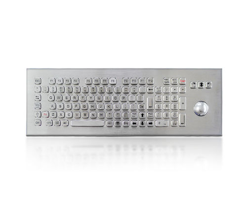Clavier encastrable - K-TEK-A420-OTB-KP-FN-DWP - Key Technology China Limited - 3 touches de souris / 104 touches / avec trackball