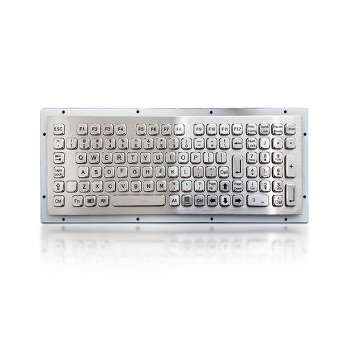Clavier encastrable - K-TEK-A340KP-FN-DWP - Key Technology China Limited - 102 touches / pour l'industrie / pour usage extérieur