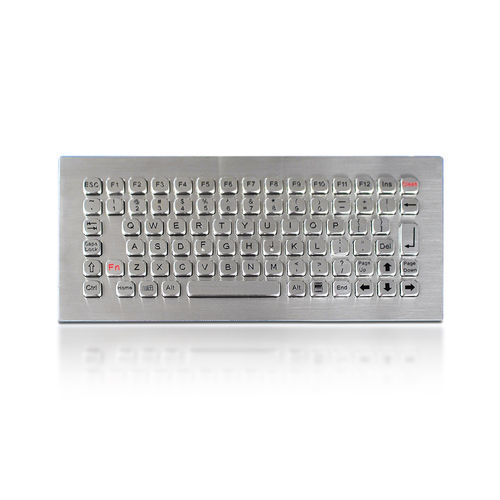 Clavier encastrable - K-TEK-A290-FN-DWP - Key Technology China Limited - avec touche Fn / 83 touches / pour usage extérieur