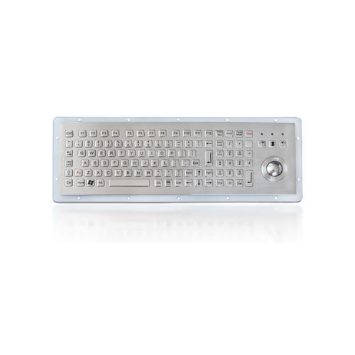 Clavier encastrable - K-TEK-B312-OTB-KP-FN-DWP - Key Technology China Limited - avec touche Fn / 3 touches de souris / 107 touches