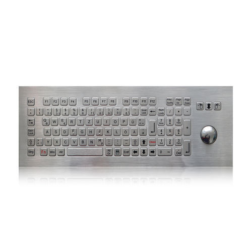 Clavier encastrable - K-TEK-B420-OTB-KP-FN-DWP - Key Technology China Limited - avec touche Fn / 3 touches de souris / 104 touches