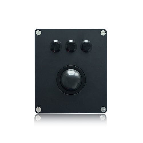 Trackball mécanique - K-TEK-M110-38-MTB-AVB-NV-151B - Key Technology China Limited - encastrable / 38 mm / USB