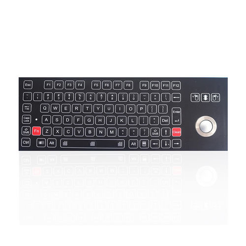 Clavier encastrable - K-TEK-D343-25-OTB-FN - Key Technology China Limited - à touches mécaniques / à membrane / avec touche Fn