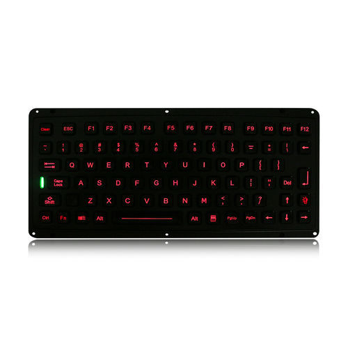 Clavier encastrable - K-TEK-M298-FN-BL-BT - Key Technology China Limited - avec touche Fn / 82 touches / industriel