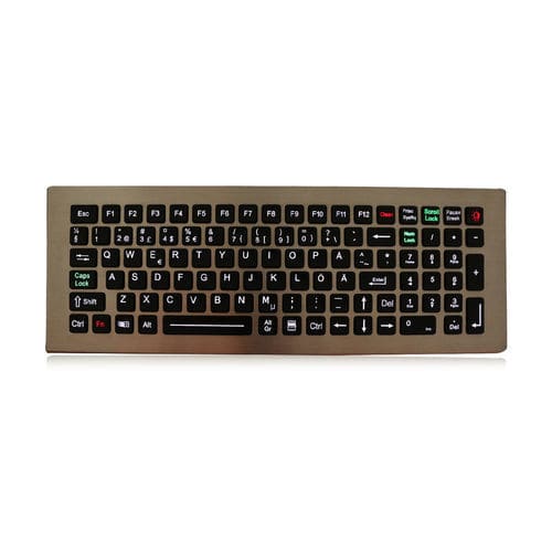 Clavier de bureau - K-TEK-M344KP-FN-BL-ML-EMC-DT-DWP - Key Technology China Limited - avec touche Fn / 100 touches / pour usage extérieur