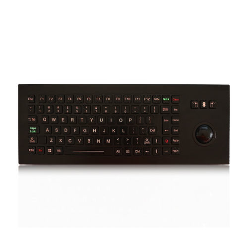 Clavier de bureau - K-TEK-M390-MTB-FN-BL-NV-151B-BT-DT-DWP - Key Technology China Limited - avec touche Fn / 3 touches de souris / 92 touches