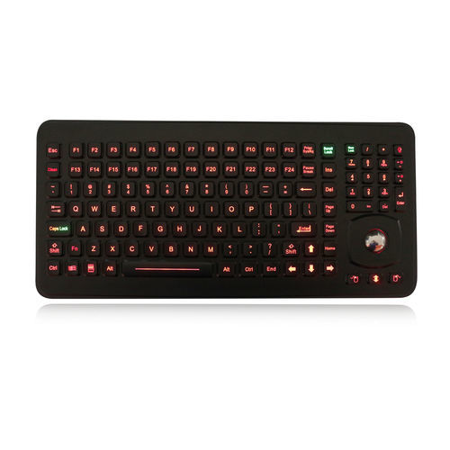 Clavier encastrable - K-TEK-M379-OTB-KP-FN-BL-IL  - Key Technology China Limited - à touches mécaniques / avec touche Fn / 3 touches de souris