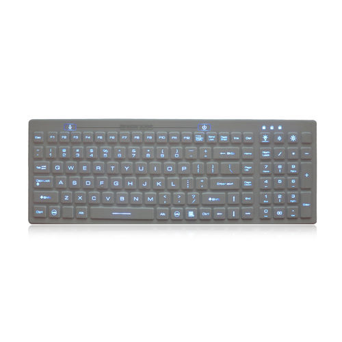 Clavier étanche - K-TEK-M380KP-FN-DT-BL - Key Technology China Limited - de bureau / à touches mécaniques / avec touche Fn