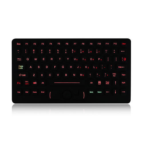 Clavier encastrable - K-TEK-M276HP-FN-BL-ML-EMC-OEM - Key Technology China Limited - à touches mécaniques / avec touche Fn / 3 touches de souris