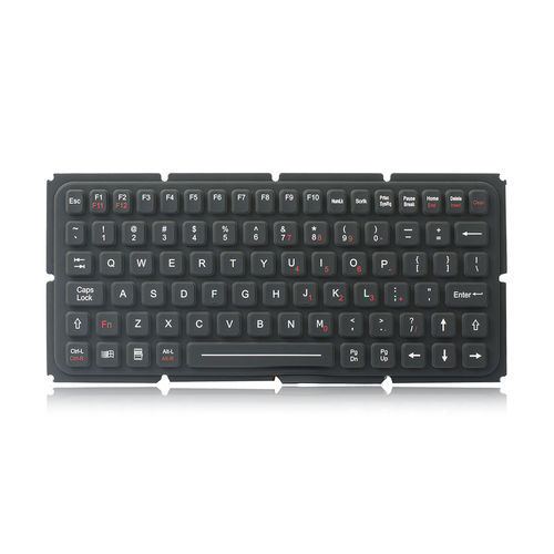 Clavier encastrable - K-TEK-M270-FN-IL-SS - Key Technology China Limited - à touches mécaniques / avec touche Fn / 83 touches