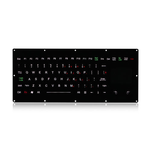 Clavier encastrable - K-TEK-M330TP-FN-BL-NV-EMC-OEM  - Key Technology China Limited - à touches mécaniques / avec touche Fn / 2 touches de souris