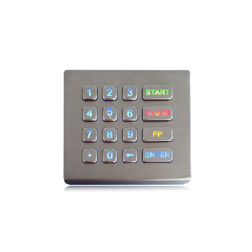 Clavier numérique 16 touches - K-TEK-A120KP-BL-DT-DWP - Key Technology China Limited - benchtop / en inox / RS-232