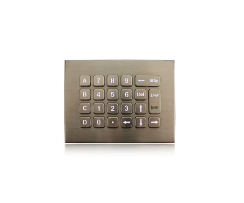 Clavier numérique 22 touches - K-TEK-B140KP-BL-NV-151B-DT-DWP - Key Technology China Limited - benchtop / en inox brossé / USB