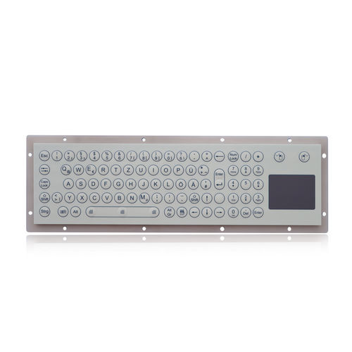 Clavier encastrable - K-TEK-D392TP-KP - Key Technology China Limited - à touches mécaniques / à membrane / 2 touches de souris