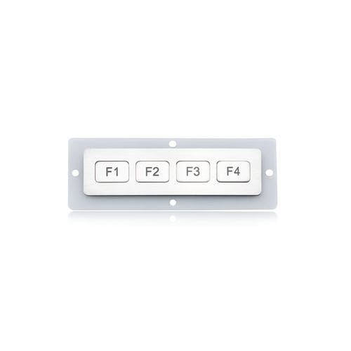 Clavier numérique de contrôle - K-TEK-B110FK-4-AC-DWP - Key Technology China Limited - 4 touches / encastrable / en inox