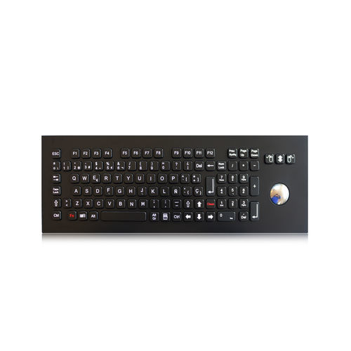 Clavier encastrable - K-TEK-A420-OTB-KP-FN-BT-DWP - Key Technology China Limited - avec touche Fn / 3 touches de souris / 104 touches